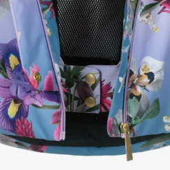 Molo Snowwear*Girls Blue Floral Ski Jacket