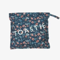 Töastie Coats & Jackets*Girls Blue Floral Waterproof Puddlesuit