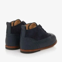 Tartine et Chocolat First Walkers|First Walkers*Girls Blue Leather First Walker Brogue Boots