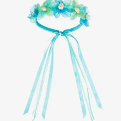Souza Hair Accessories*Girls Blue Mermaid Garland Hairband