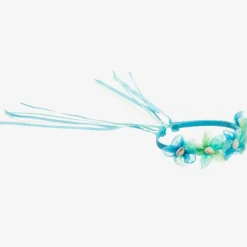 Souza Hair Accessories*Girls Blue Mermaid Garland Hairband