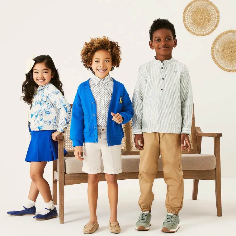 Manuela de Juan Bar Shoes*Girls Blue Patent Leather Ballerina Pumps