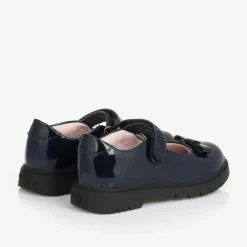 Lelli Kelly School Shoes|Bar Shoes*Girls Blue Patent Leather Bow Shoes