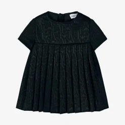 Emporio Armani Dresses*Girls Blue Pleated Jersey Dress