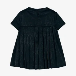 Emporio Armani Dresses*Girls Blue Pleated Jersey Dress