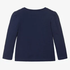 Hatley Tops*Girls Blue Reindeer Top