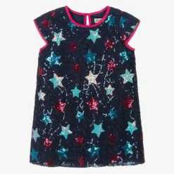 Hatley Dresses*Girls Blue Sequin Star Tulle Dress