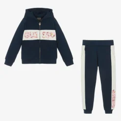 Guess Tracksuits*Girls Blue Sequin Tracksuit