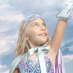 Tutu du Monde Costumes*Girls Blue Sequinned Superhero Mask