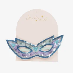 Tutu du Monde Costumes*Girls Blue Sequinned Superhero Mask