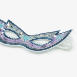 Tutu du Monde Costumes*Girls Blue Sequinned Superhero Mask