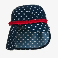 Playshoes Swimwear*Girls Blue Sun Protective Swim Hat (UPF50+)