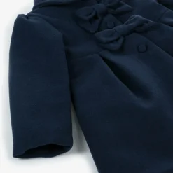 Patachou Coats & Jackets*Girls Blue Traditional Felted Coat