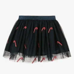 NAME IT Skirts*Girls Blue Tulle Candy Cane Skirt