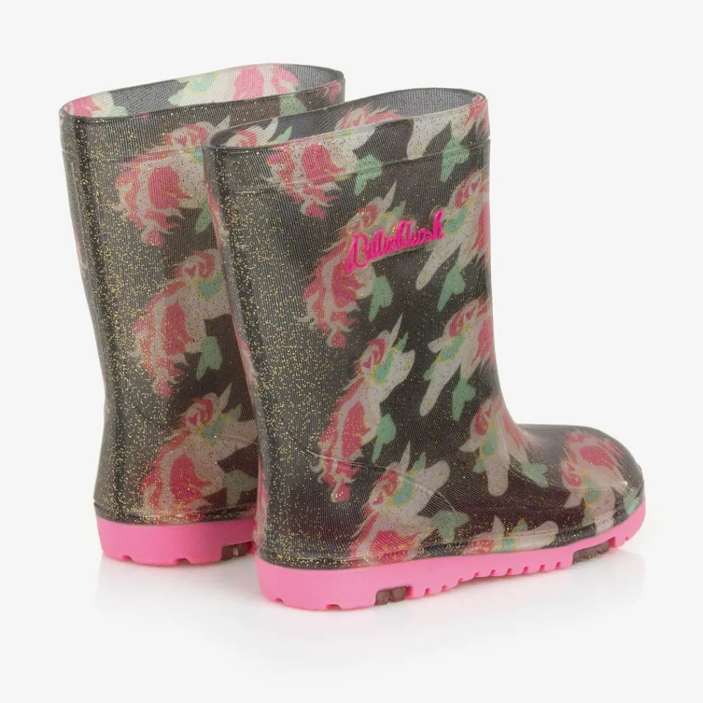 Billieblush Rain Boots|Rain Boots*Girls Blue Unicorn Rain Boots