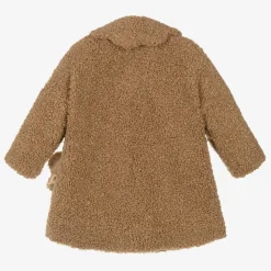 Hucklebones London Coats & Jackets*Girls Brown Bouclé Coat