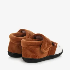 Chipmunks Slippers|Slippers*Girls Brown Reindeer Slippers