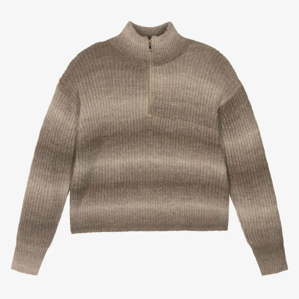 Mayoral Tops*Girls Brown Sweater