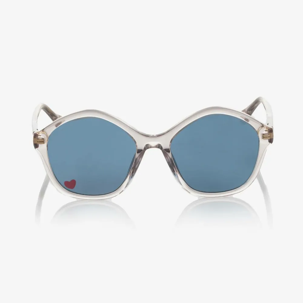 Chloé Clothing Accessories*Girls Clear Round Sunglasses