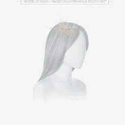 Junona Hair Accessories*Girls Crystal Bead & Feather Hair Clip