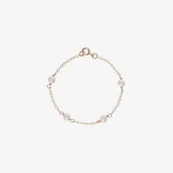 Raw Pearls Jewellery|Gifts*Girls 9ct Gold & Pearl Bracelet