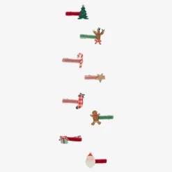 Meri Meri Hair Accessories*Girls Festive Hair Clips (8 Pack)