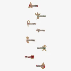 Meri Meri Hair Accessories*Girls Festive Hair Clips (8 Pack)