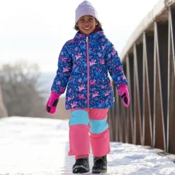 Hatley Snowwear*Girls Fuchsia Pink Ski Salopettes