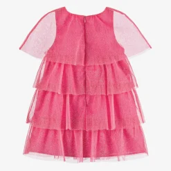 EIRENE Dresses*Girls Glittery Pink Tulle Dress