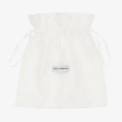 Dolce amp; Gabbana Pumps & Ballerinas|Pumps & Ballerinas*Girls Glittery Silver Leather DG Pumps