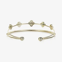 David Charles Jewellery|Gifts*Girls Gold Clover Bracelet