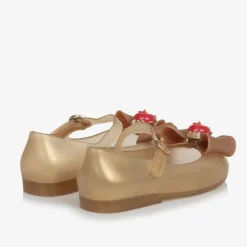 Mini Melissa Jelly Shoes|Jelly Shoes*Girls Gold Disney Jelly Shoes