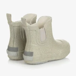 CeLaVi Rain Boots|Rain Boots*Girls Gold Glitter Rain Boots