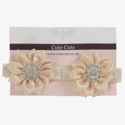 Cute Cute Hair Accessories*Girls Gold Hair Clips (2 Pack)