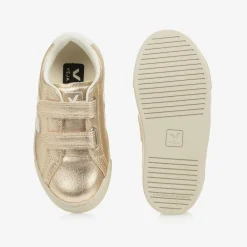 VEJA Trainers|Trainers*Girls Gold Leather Esplar Trainers