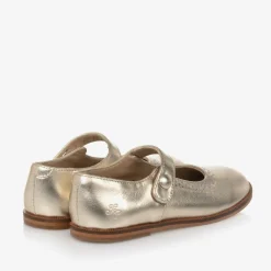 Tartine et Chocolat Pumps & Ballerinas|Pumps & Ballerinas*Girls Gold Leather Mary Jane Pumps