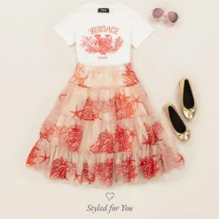 Versace Pumps & Ballerinas|Pumps & Ballerinas*Girls Gold Leather Medusa Pumps