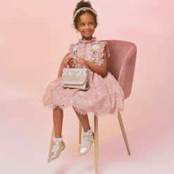 Manuela de Juan Pumps & Ballerinas|Pumps & Ballerinas*Girls Gold Leather Pumps