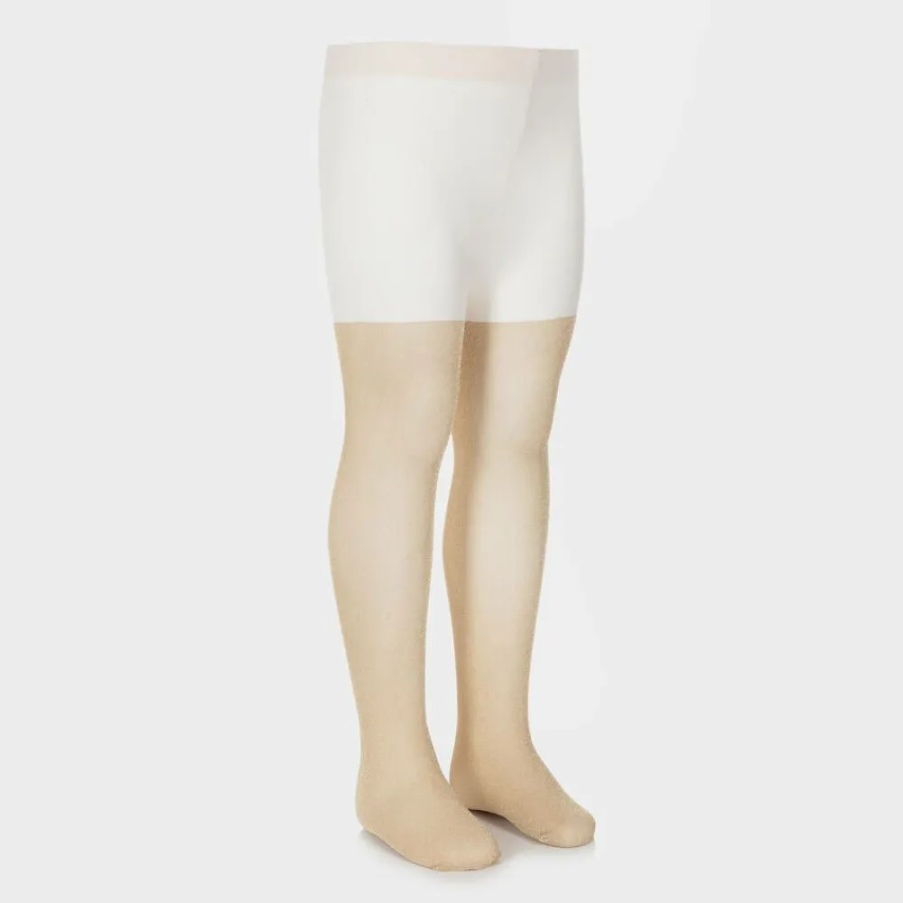 Mayoral Tights*Girls Gold Lurex Tights