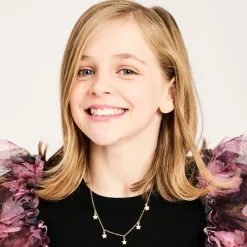 Angels Face Jewellery*Girls Gold Plated Star Necklace (42cm)