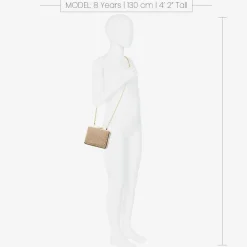 David Charles Bags*Girls Gold Rectangular Bag (12cm)