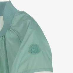 Moncler Enfant Coats & Jackets*Girls Green & Ivory Aine Jacket