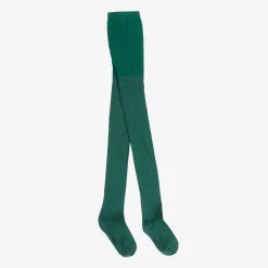 Molo Tights*Girls Green Cotton Glitter Tights Aventurine