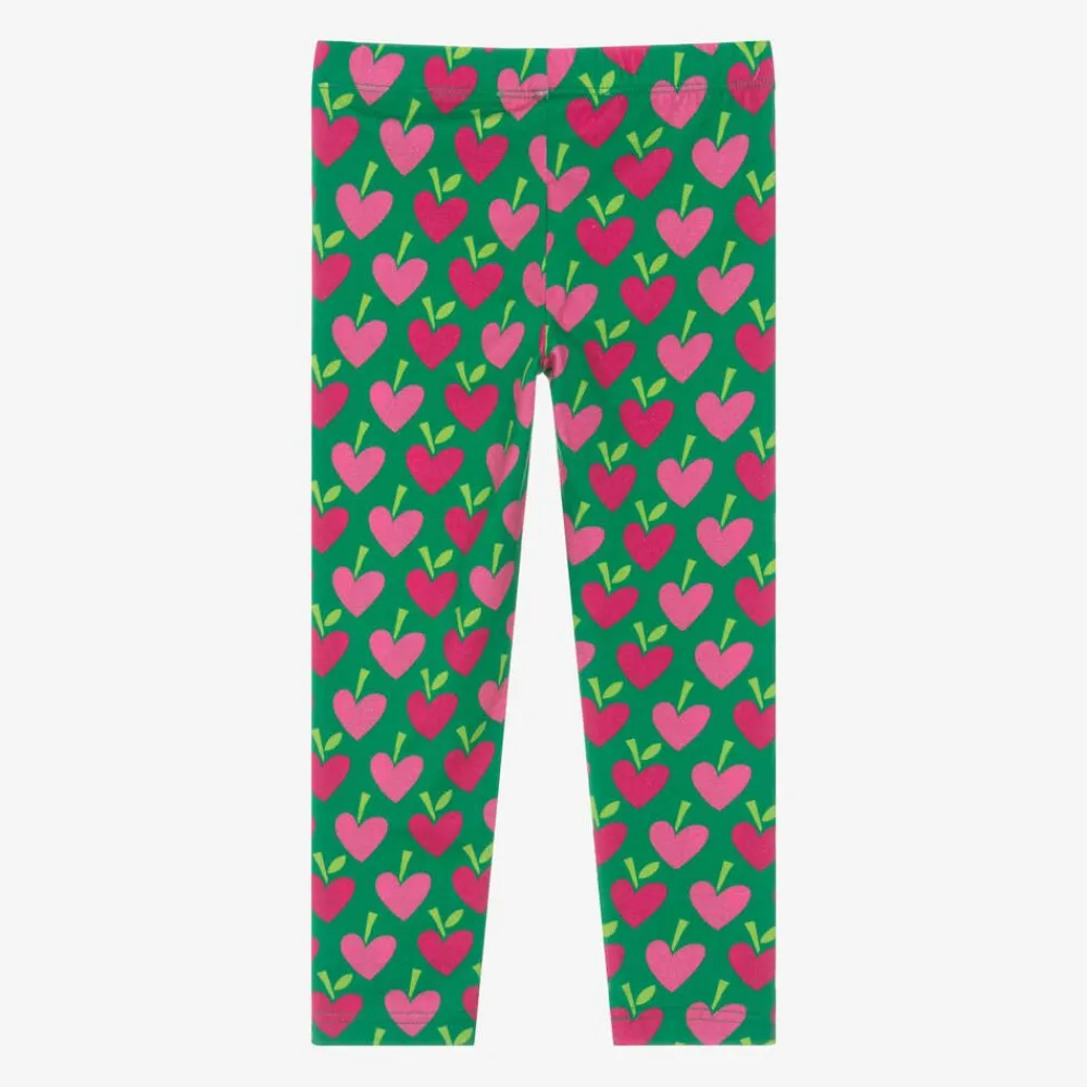 Agatha Ruiz de la Prada Leggings*Girls Green Cotton Strawberry Leggings