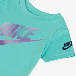Nike Tops*Girls Green Cotton T-Shirt