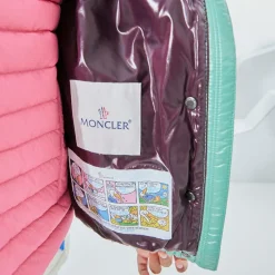 Moncler Enfant Coats & Jackets*Girls Green Down Padded Jacket