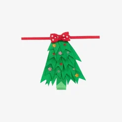 Bowtique London Hair Accessories*Girls Green Festive Tree Hair Clip (6cm)