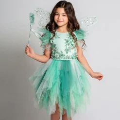 Tutu du Monde Costumes*Girls Green Forest Fairy Wings
