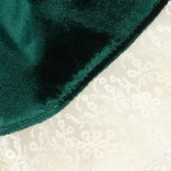 Andreeatex Dresses*Girls Green Velvet Dress & Hat Set