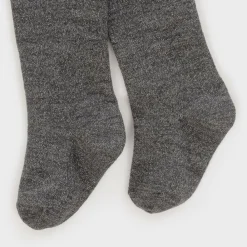 Mayoral Tights*Girls Grey & Silver Cotton Tights